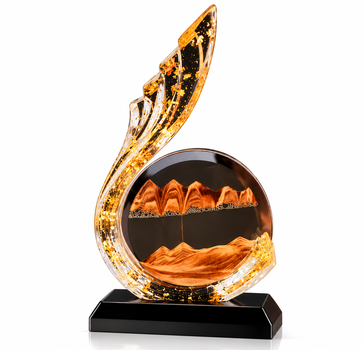 crystal flame sandscape trophy crystal flame sandscape trophy